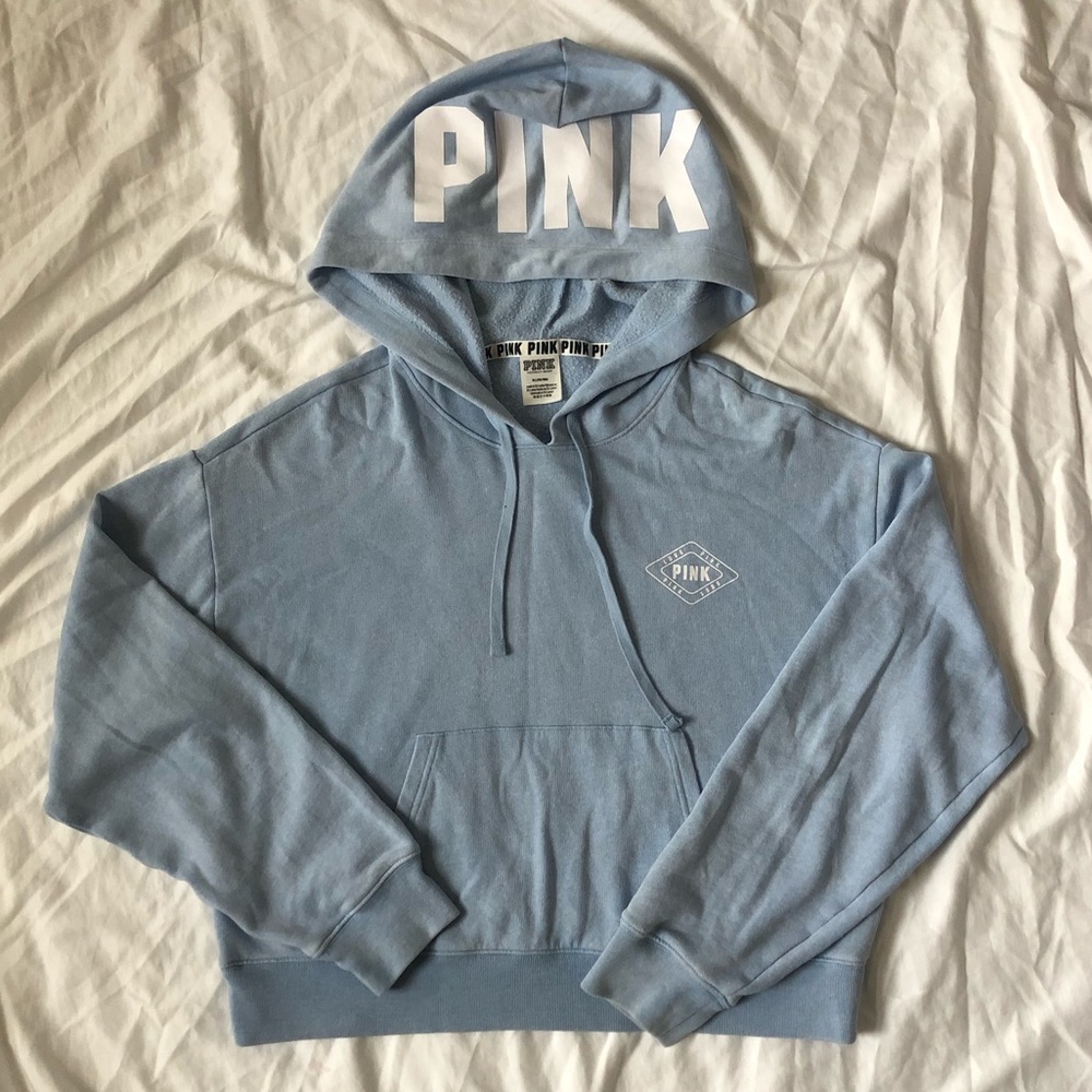 VS PINK crop hoodie